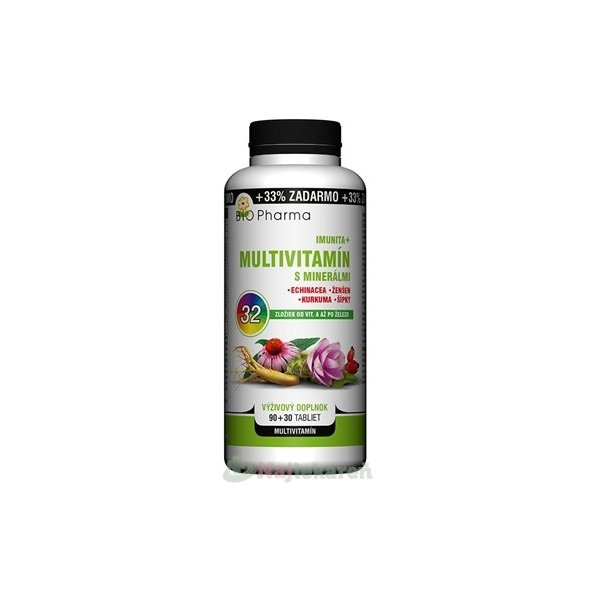 BIO Pharma Multivitamín s minerálmi IMUNITA+