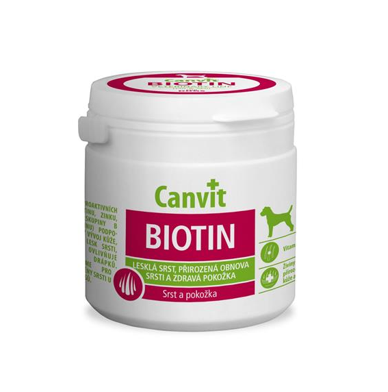 E-shop Canvit Biotin pre psov na srsť a pokožku 100g