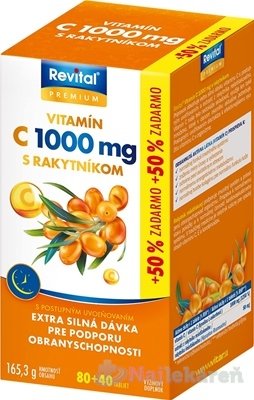 E-shop Revital PREMIUM VITAMIN C 1000 mg S RAKYTNÍKOM