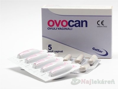 E-shop Ovocan Vaginálne čapíky 5 ks + perorálne kapsuly 10 ks