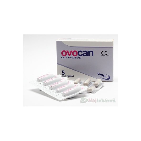Ovocan Vaginálne čapíky 5 ks + perorálne kapsuly 10 ks