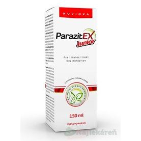 ParazitEx Junior sirup pre tráviaci trakt detí bez parazitov 1x150 ml