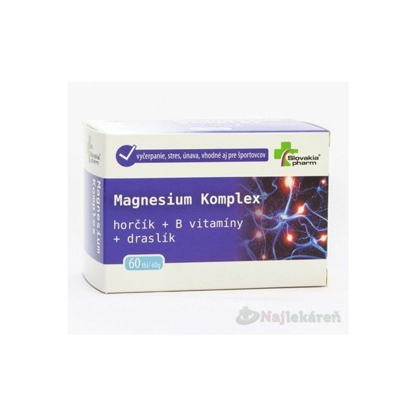 Slovakiapharm Magnesium Komplex, 60 ks
