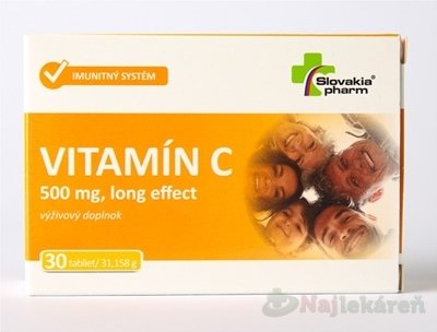 E-shop Slovakiapharm VITAMÍN C 500 mg long effect