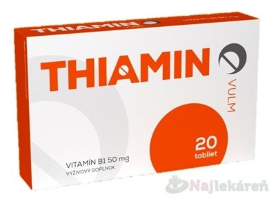 E-shop VULM THIAMIN vitamín B1 50 mg 20 ks