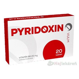 VULM PYRIDOXIN (vitamín B6 20 mg) 20 tbl