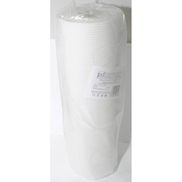 KREPOVÝ PAPIER NA OPERAČNÉ STOLY 40X50CM biely 10ks