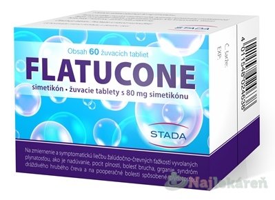 E-shop Flatucone 80 mg proti plynatosti 60 kapsúl