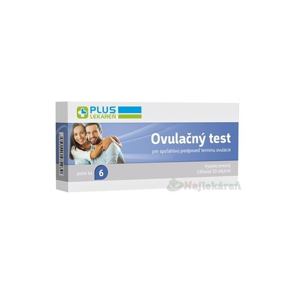 PLUS LEKÁREŇ Ovulačný test 6ks