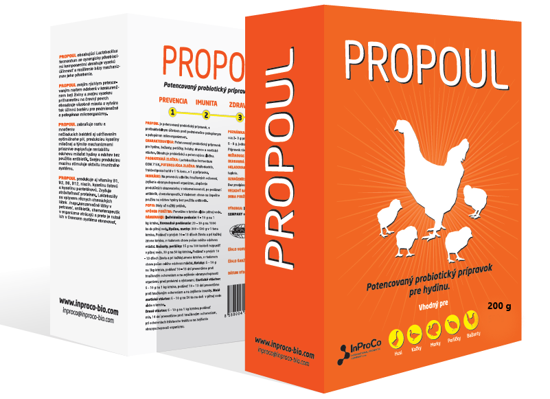 E-shop Propoul probiotický prípravok pre hydinu 200g