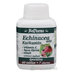 MedPharma ECHINACEA 600 Forte - Kurkumín