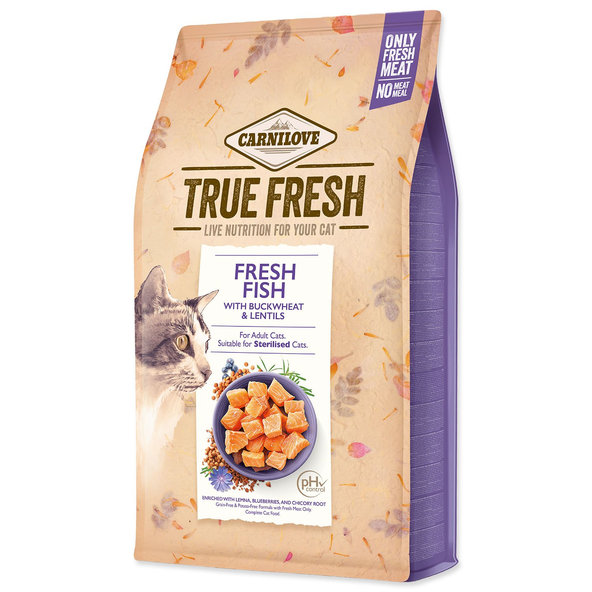 Krmivo Carnilove Cat True Fresh Fish 4,8 kg