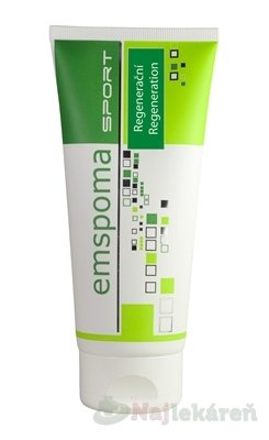E-shop EMSPOMA Regeneračná - zelená masážna emulzia 200ml