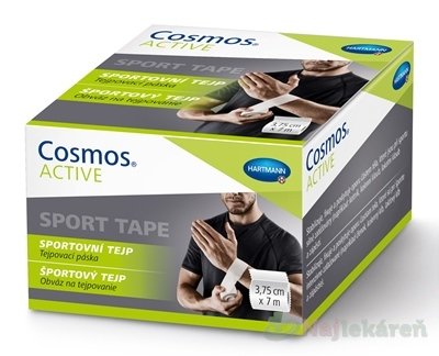 E-shop Cosmos ACTIVE Športový tejp, biely (3,75cmx7m) 1ks