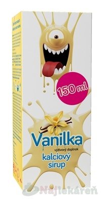 E-shop Kalciový sirup Vanilka, VULM, výživový doplnok, 150ml