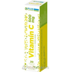 PLUS LEKÁREŇ Vitamín C 500 mg 20ks