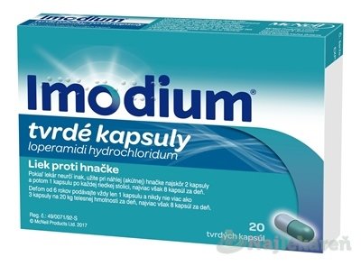 E-shop Imodium na liečbu hnačky 20 kapsúl