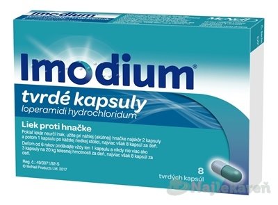 E-shop Imodium na liečbu hnačky 8 kapsúl