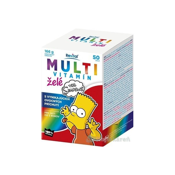 Revital MULTIVITAMÍN The Simpsons, 50 ks