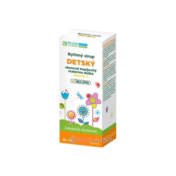 PLUS LEKÁREŇ Bylinný sirup DETSKÝ 200ml