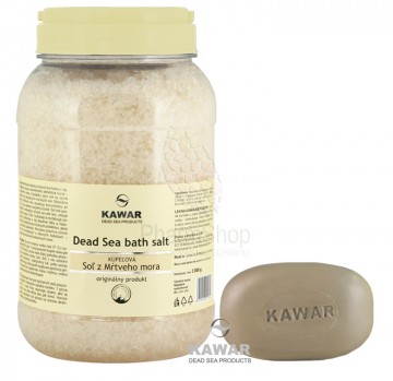 Kawar Soľ 3000g + Kawar Mydlo s bahnom120g