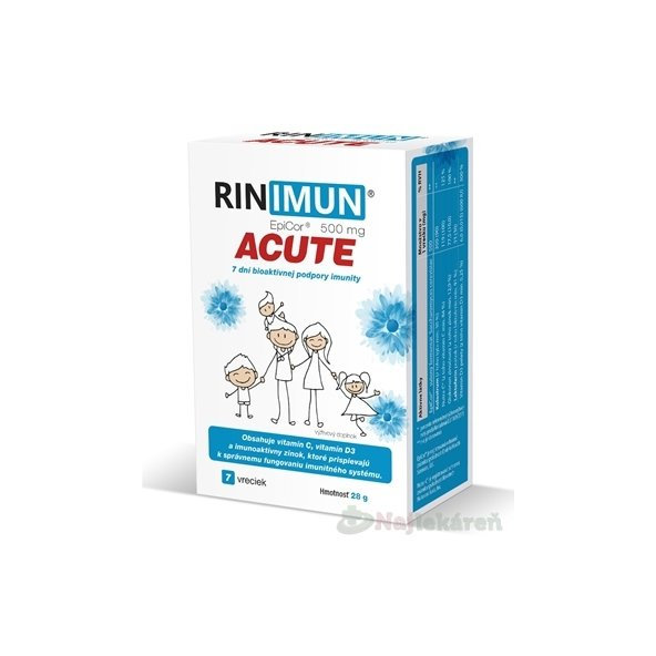 RINIMUN ACUTE výživový doplnok, 7ks