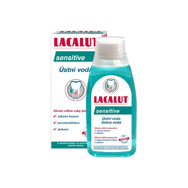 E-shop Lacalut SENSITIVE ústna voda na citlivé zuby a zubné kŕčky 300 ml
