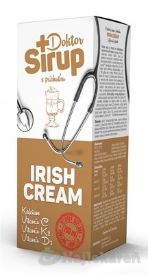 E-shop Doktor Sirup kalciový sirup Irish cream, 200ml