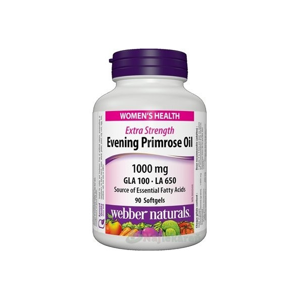 Webber Naturals Púpalka Dvojročná 1000 mg 90 ks