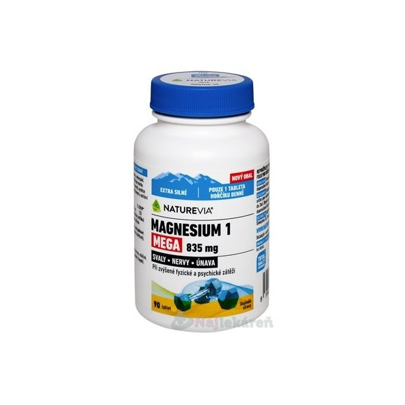 SWISS NATUREVIA MAGNESIUM 1 MEGA 835 mg 90 tabliet