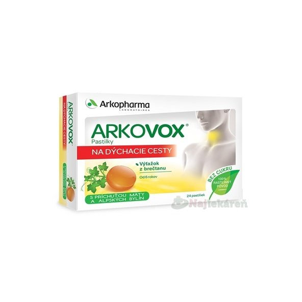 ARKOVOX pastilky na dýchacie cesty 24 ks