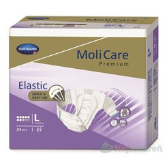 MoliCare Premium Elastic 8 kvapiek L plienkové nohavičky zalepovacie 24ks