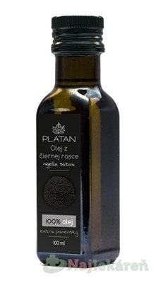 E-shop PLATAN Olej z čiernej rasce 100 ml
