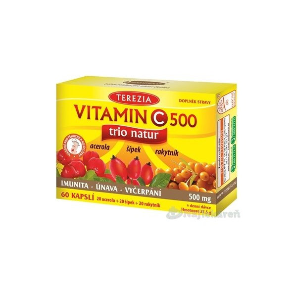 TEREZIA VITAMIN C 500 trio natur