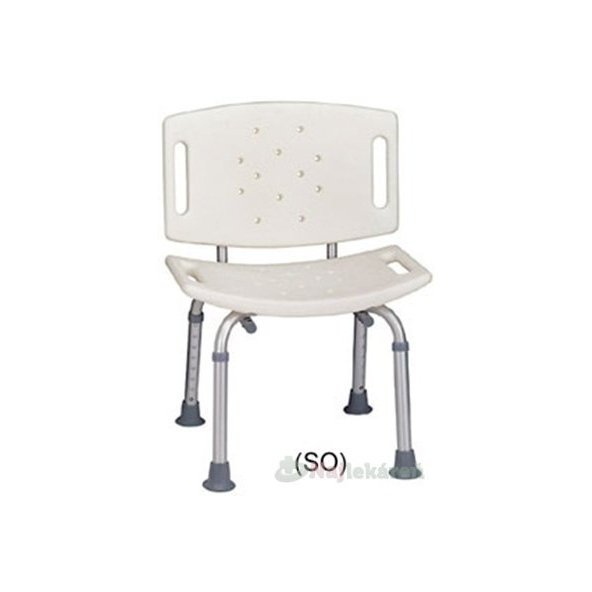 Stolička sprchovacia s operadlom nastaviteľná výška 1ks