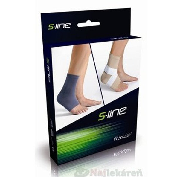 MAXIS S LINE členková bandáž veľkosť 5,šedo-biela 1ks