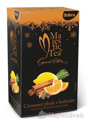 E-shop Biogena Majestic Tea Citrusové plody s korením ovocný čaj, 20x2,4g