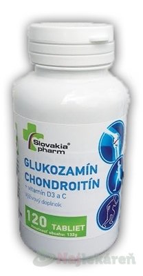 E-shop Slovakiapharm GLUKOZAMÍN CHONDROITÍN+vitamín D3, C