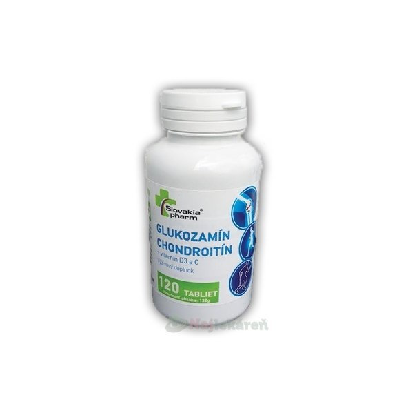 Slovakiapharm GLUKOZAMÍN CHONDROITÍN+vitamín D3, C