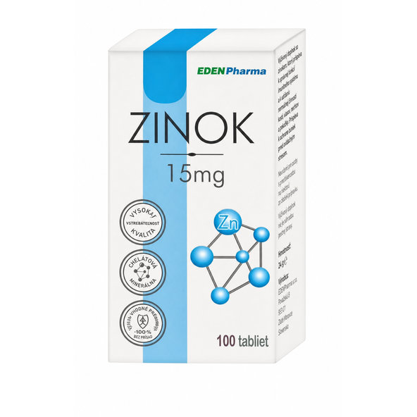 EDENPharma ZINOK 15 mg 100 tabliet