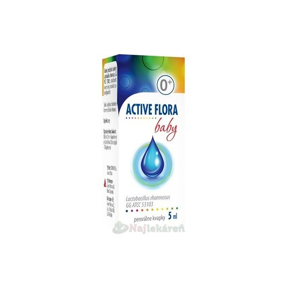 ACTIVE FLORA baby perorálne kvapky, 1x5 ml
