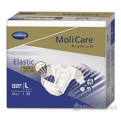 MoliCare Premium Elastic 9 kvapiek L plienkové nohavičky zalepovacie 24ks