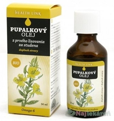 Health Link PUPALKOVÝ OLEJ BIO  50 ml