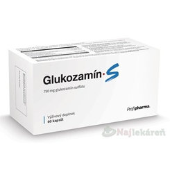 Profipharma Glukozamín S, výživový doplnok vo forme kapsúl, 60 ks