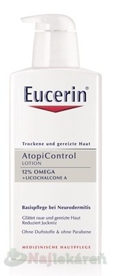 E-shop Eucerin AtopiControl Telové mlieko 400ml