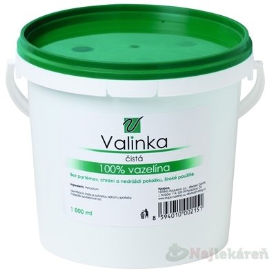 E-shop Valinka čistá 100% vazelína 1000ml