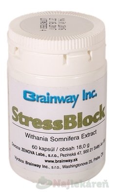 E-shop Brainway StressBlock, 60 cps