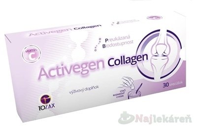 E-shop Activegen Collagen, prášok vo vrecúškach, 30 ks