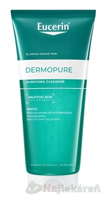 Eucerin DERMOPURE CLINICAL Hĺbkovo čistiaci gél 200ml kúpite na Najlekaren.eu