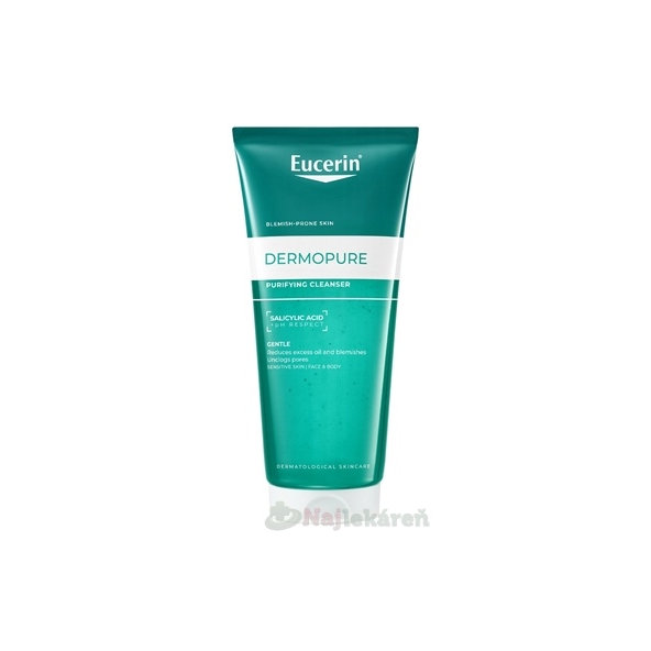 Eucerin DERMOPURE CLINICAL Hĺbkovo čistiaci gél 200ml